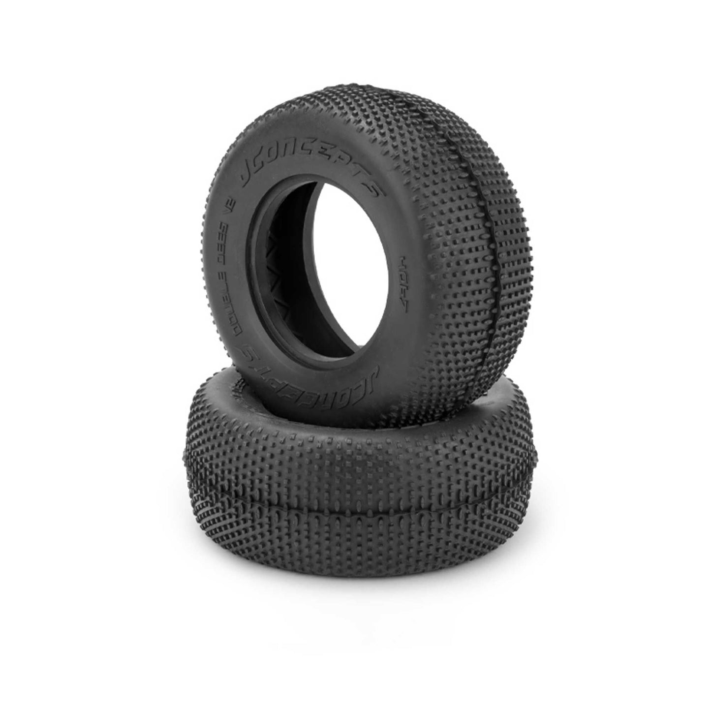 1/10 Double Dees V2 2.2 Short Course Truck Tires (Green Compound) (JCO4067-02)