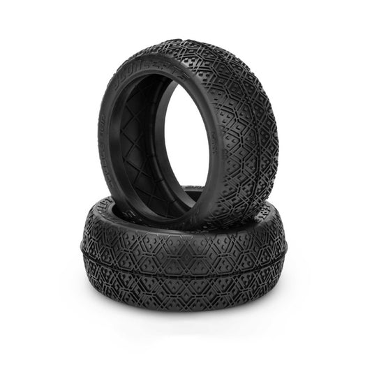 1/8 Double Bar Buggy Tires with Inserts Aqua A2 Compound (2) (JCO4111-03)