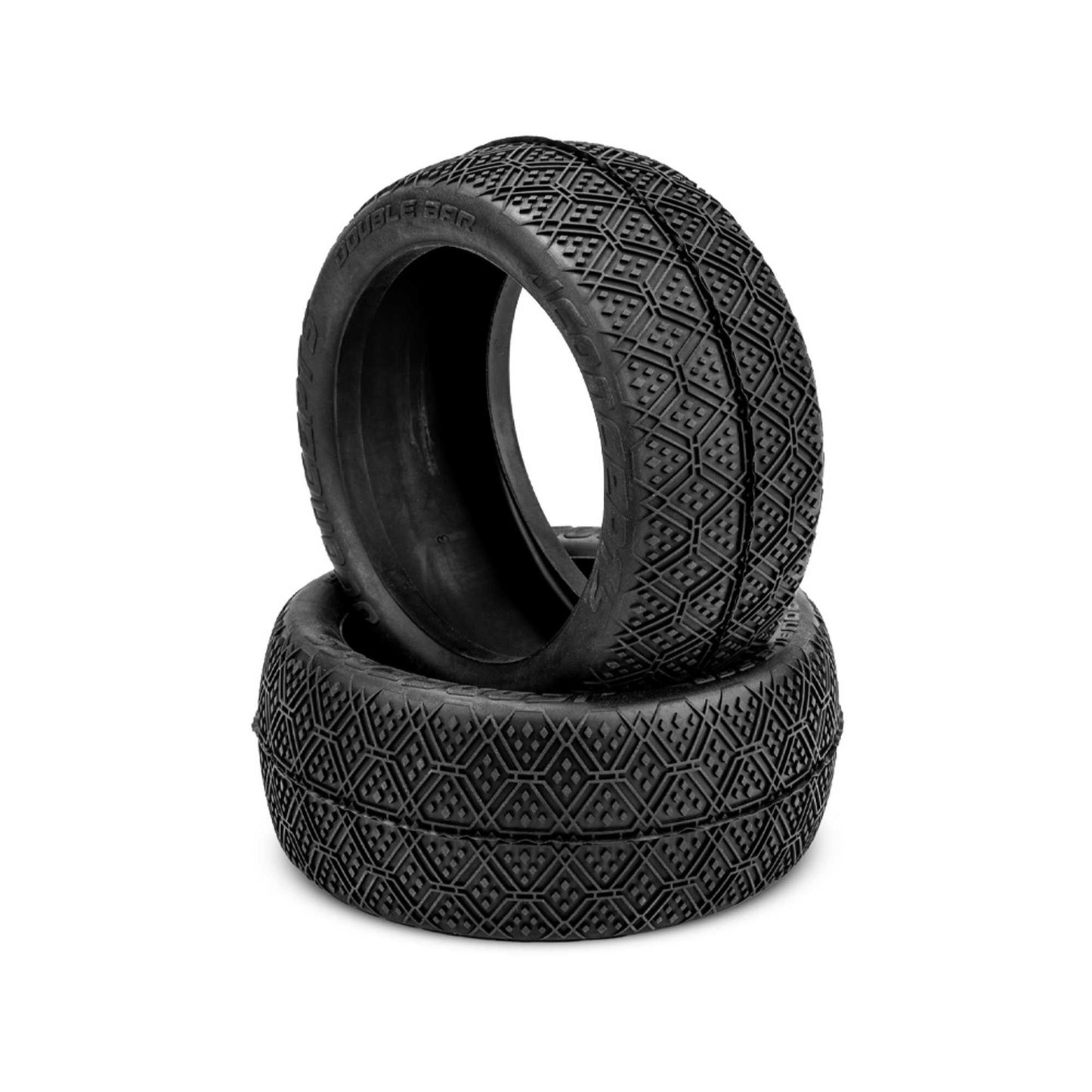 1/8 Double Bar 4.0" Buggy Tires with Inserts - Green Compound (JCO4117-02)