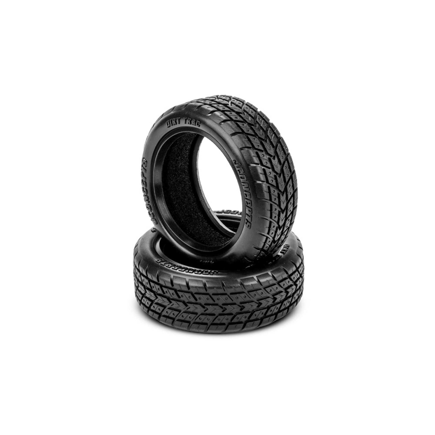 1/16 Dirt Trac Mini Front 2WD Buggy Tires & Inserts (Green Compound) (JCO4121-02)