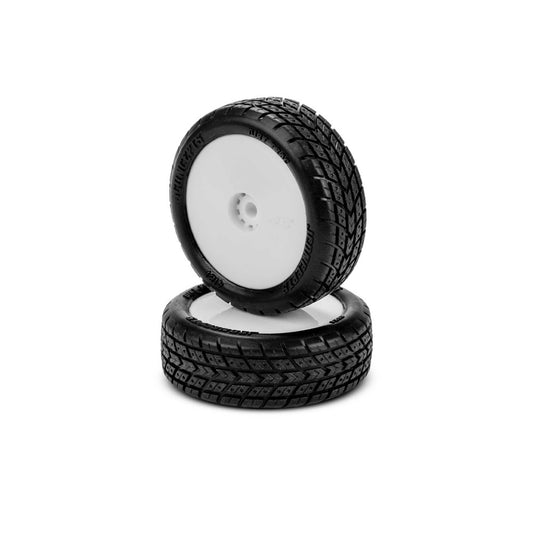 1/16 Dirt Trac Mini Front Pre-Mounted 2WD Buggy Tires Green Compound (JCO4121-1211)