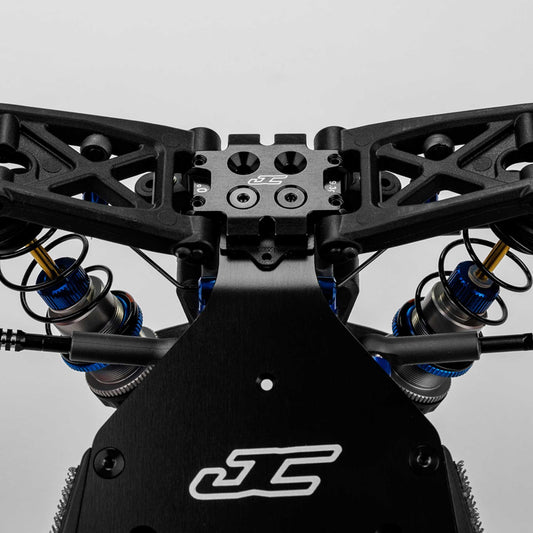 Aluminum 0 Degree Front Bulkhead for 1/10 Team Associated RC10B7 (Burnt Blue) (JCO5182-1)