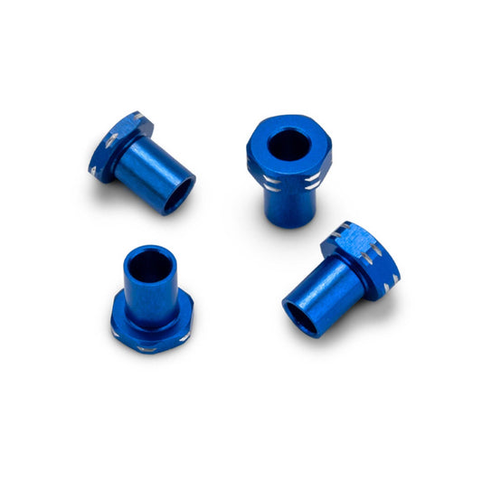 Aluminum Caster Hat Bushings for Team Associated RC10B7 (Burnt Blue) (JCO5186-1)