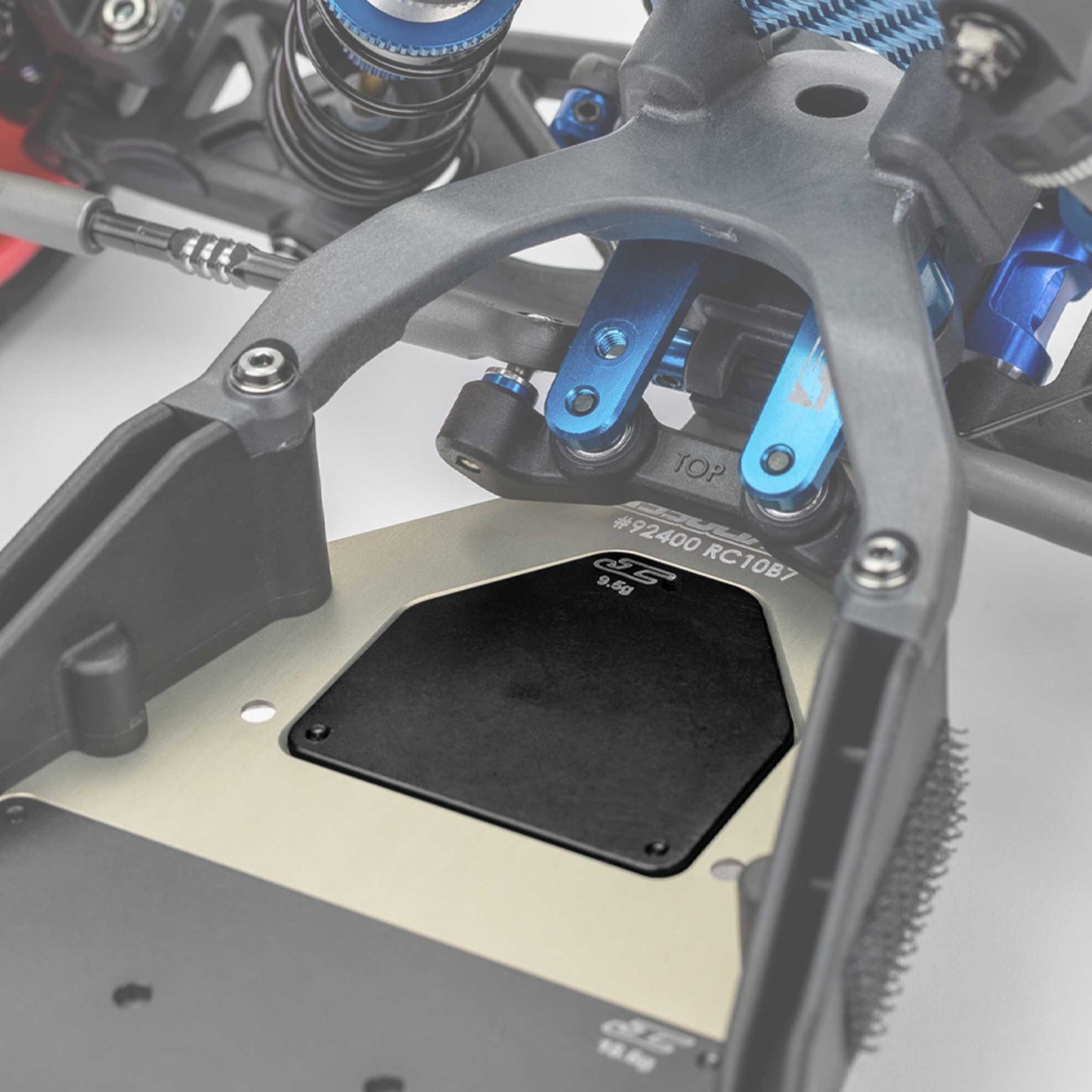 Steel Servo Weight Plate Set for 1/10 Team Associated RC10B7 (JCO5192S)