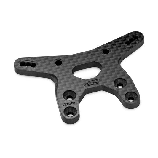 Carbon Fiber -2mm Front Shock Tower for 1/10 Team Associated RC10B7 (JCO5214-2)
