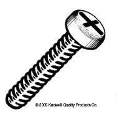 Plastic Screws 2-56 x 1/2 Inch (12 Pack) (KAD256)