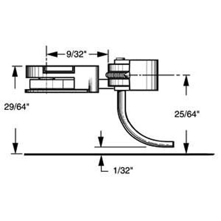 HO Body Mounted Coupler 9/32" Underset (2 Pair) (KAD37)