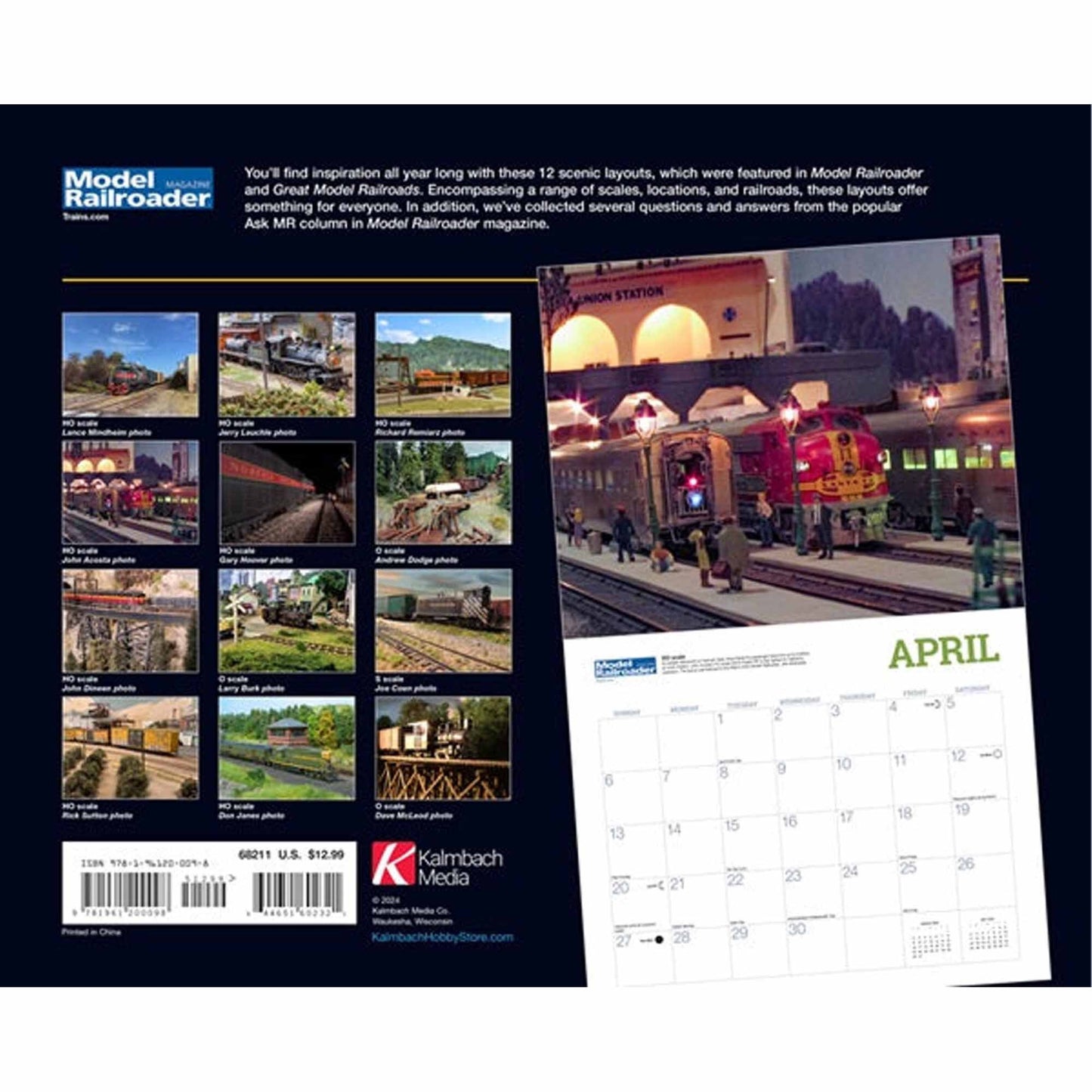 Model Railroader 2025 Calendar (KAL68211)