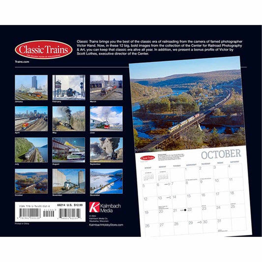 Classic Trains 2025 Calendar (KAL68214)