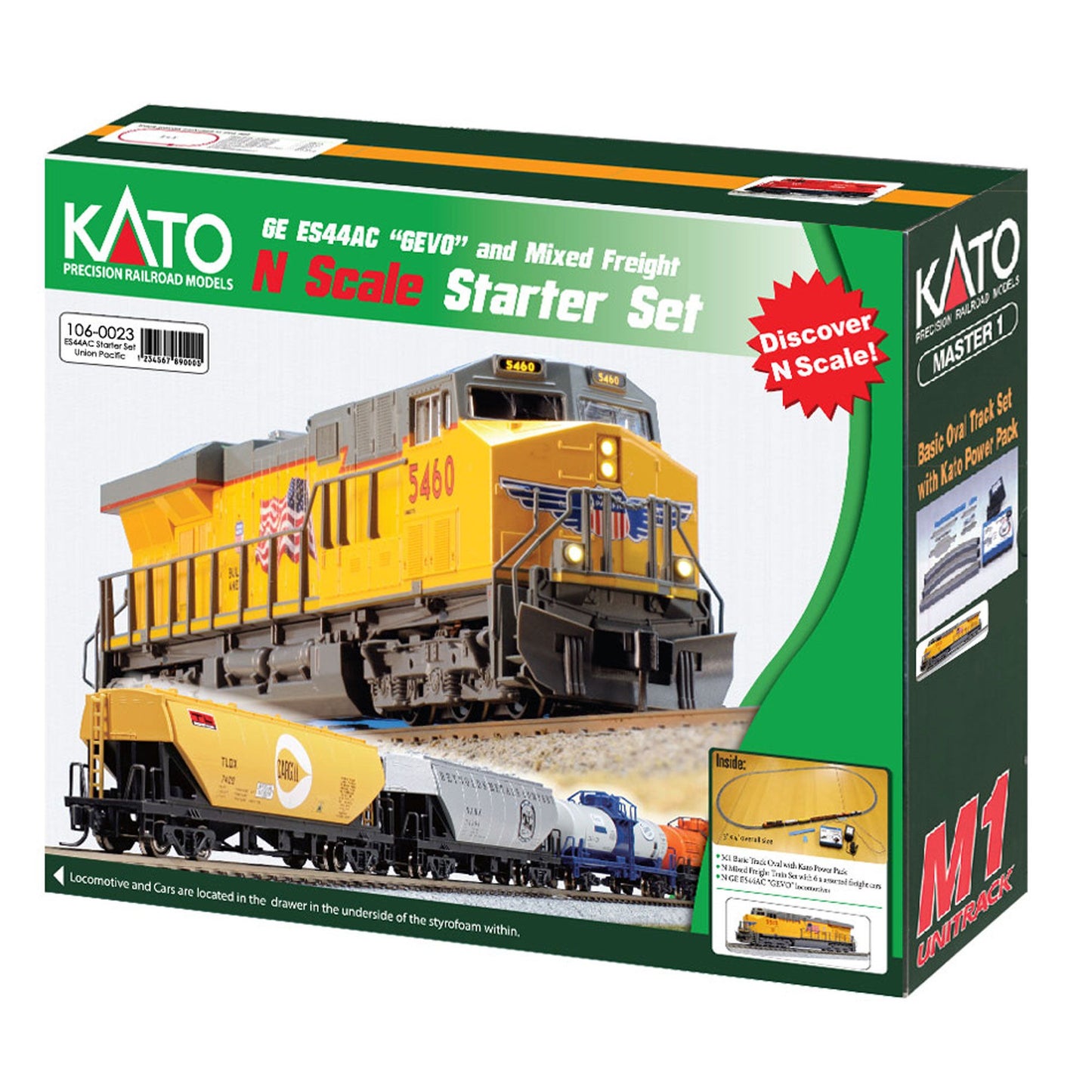N ES44AC Freight Train Set Union Pacific (KAT1060023)