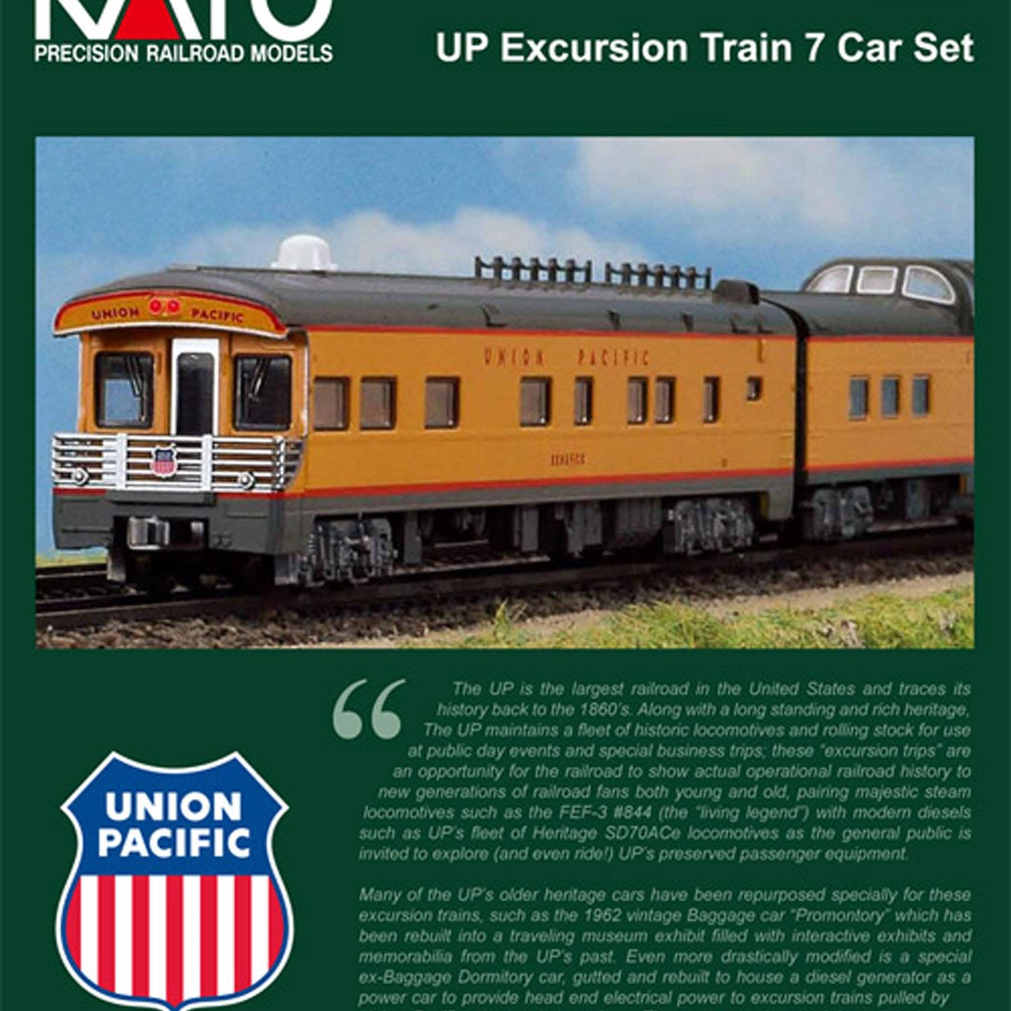N Passenger Set UP Excursion Train (7) (KAT106086)
