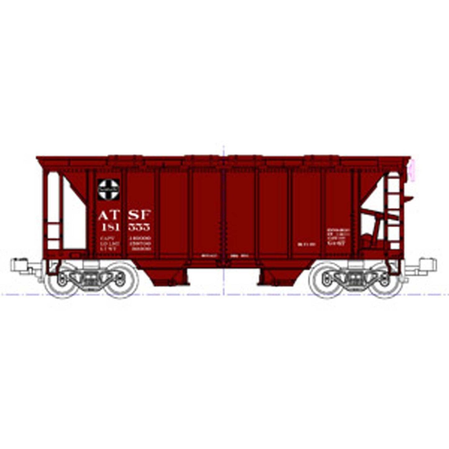N ACF Covered Hopper Assorted Set (8) (KAT1064700)