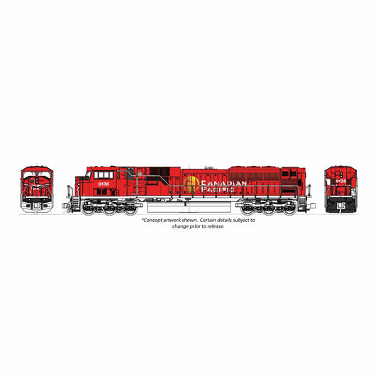 HO EMD SD90/43MAC Locomotive CP 9155 (KAT1765627)
