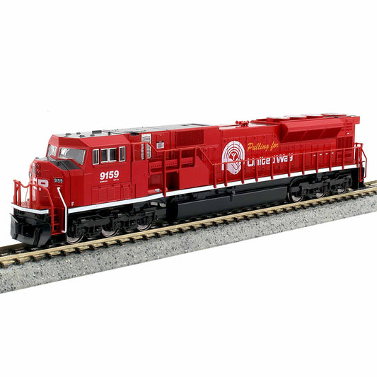 HO EMD SD90/43MAC Locomotive CP 9159 Pulling for United Way (KAT1765628)