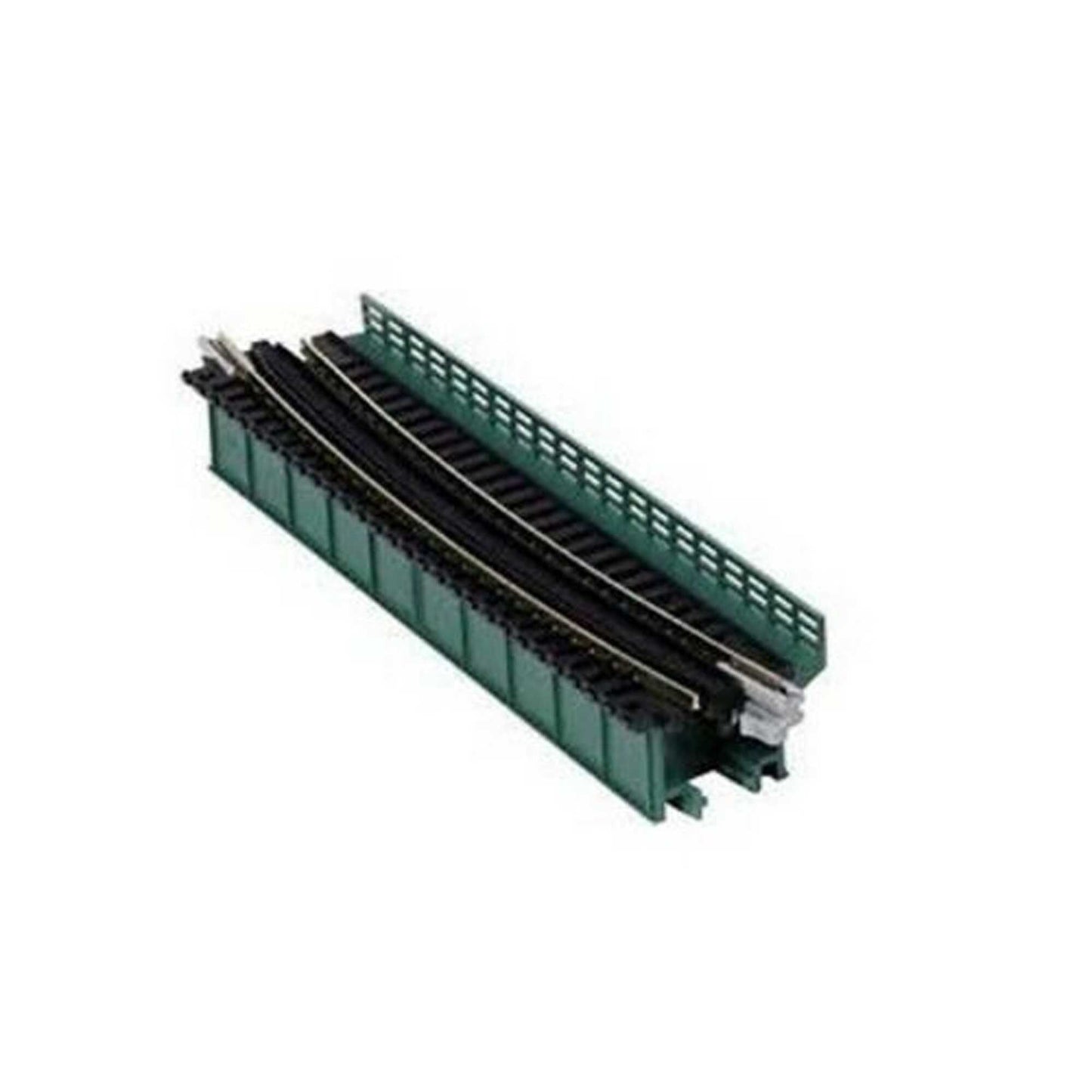 N 17.6 Inch Single Curve Girder Bridge Green 15 Degree (KAT20466)