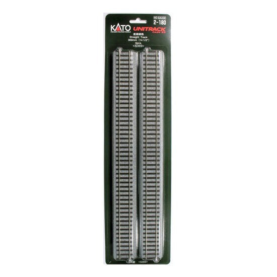 HO 369mm 14-1/2 inch Straight Track (4 Pack) (KAT2180)