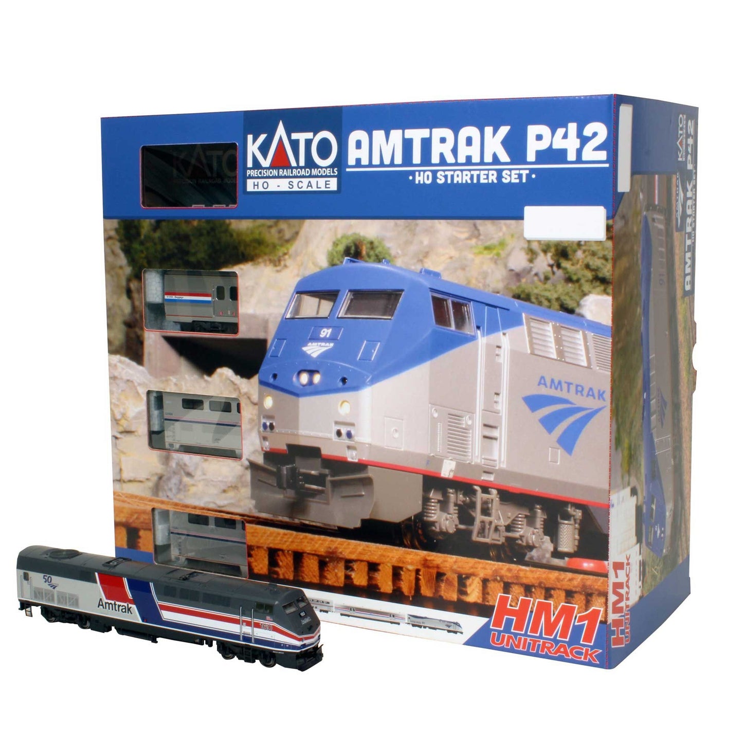 HO P42 Starter Set Amtrak Phase III #160 (KAT30-3005)