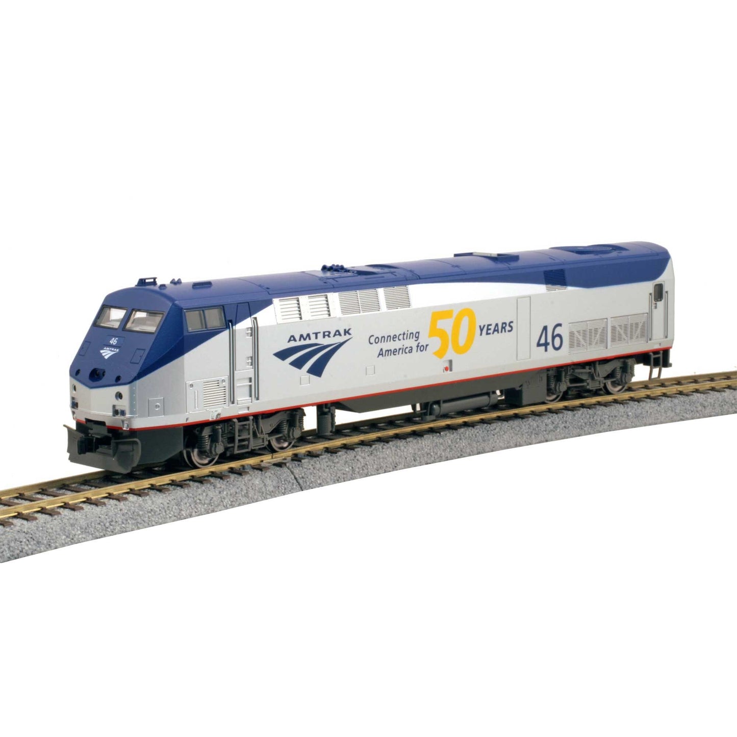 HO P42 Amtrak Phase V Late #46 50th Anniversary Model (KAT376112)