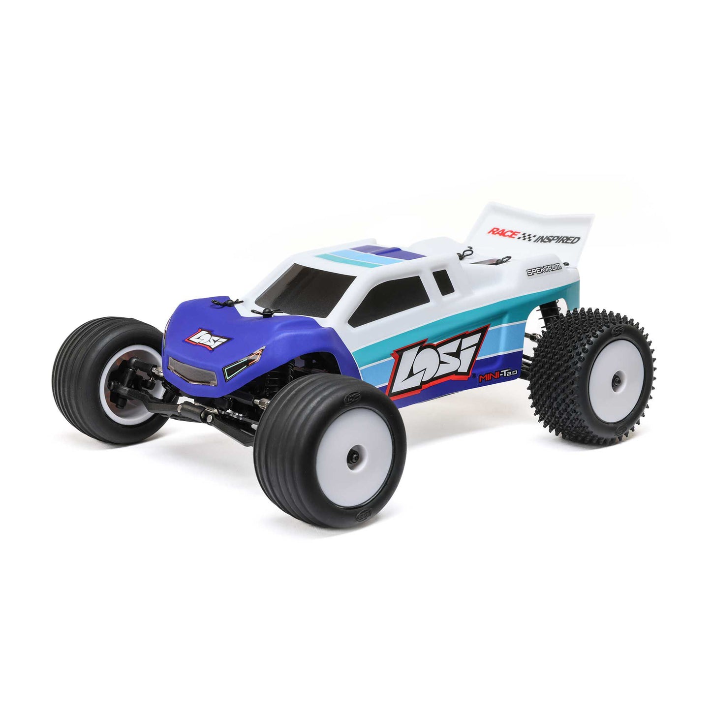 1/18 Mini-T 2.0 Brushless Ready to Run with Battery and Charger (Blue) (LOS-1056T2)