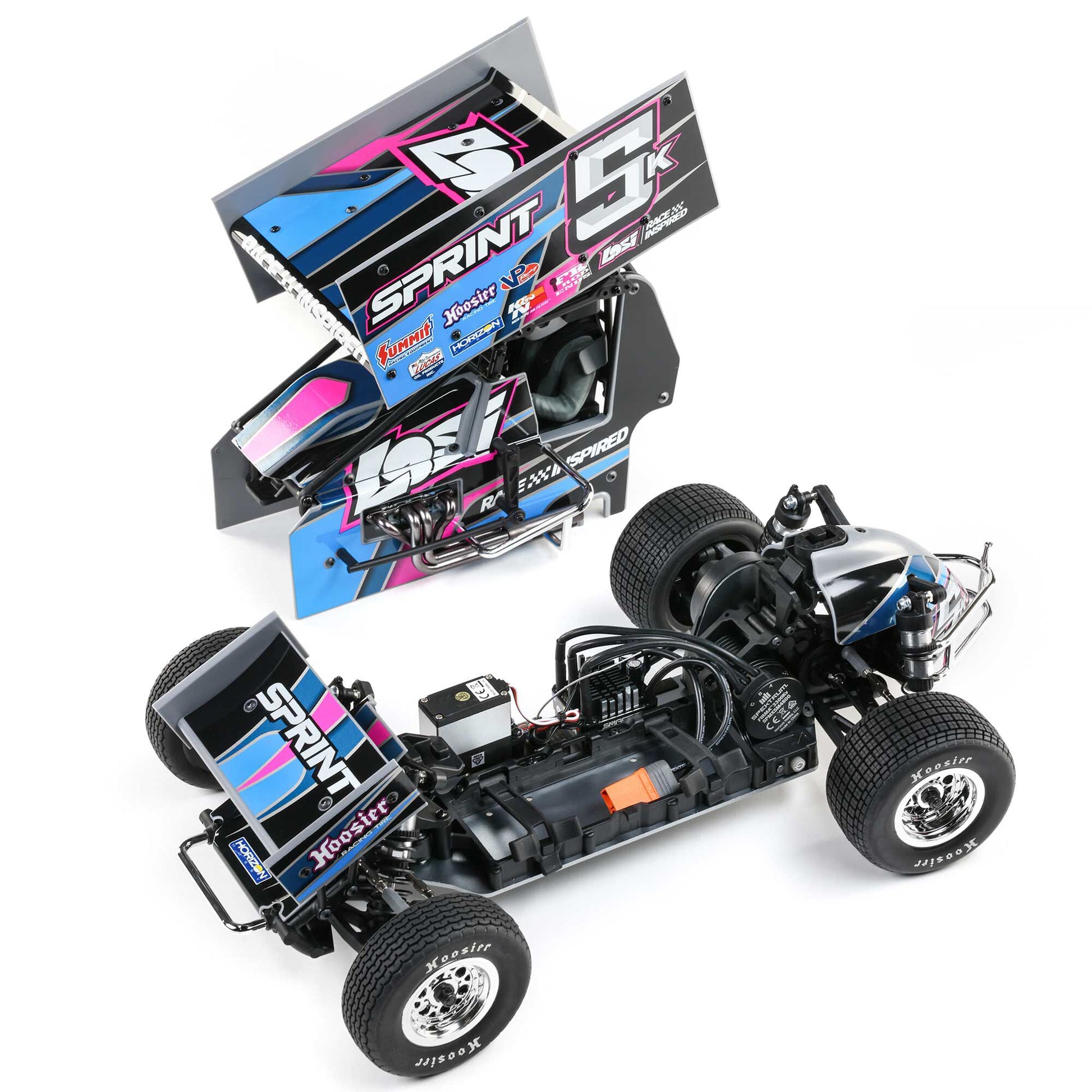 1/10 22S Sprint Ready to Run (Blue) (LOS-1387T1)_11