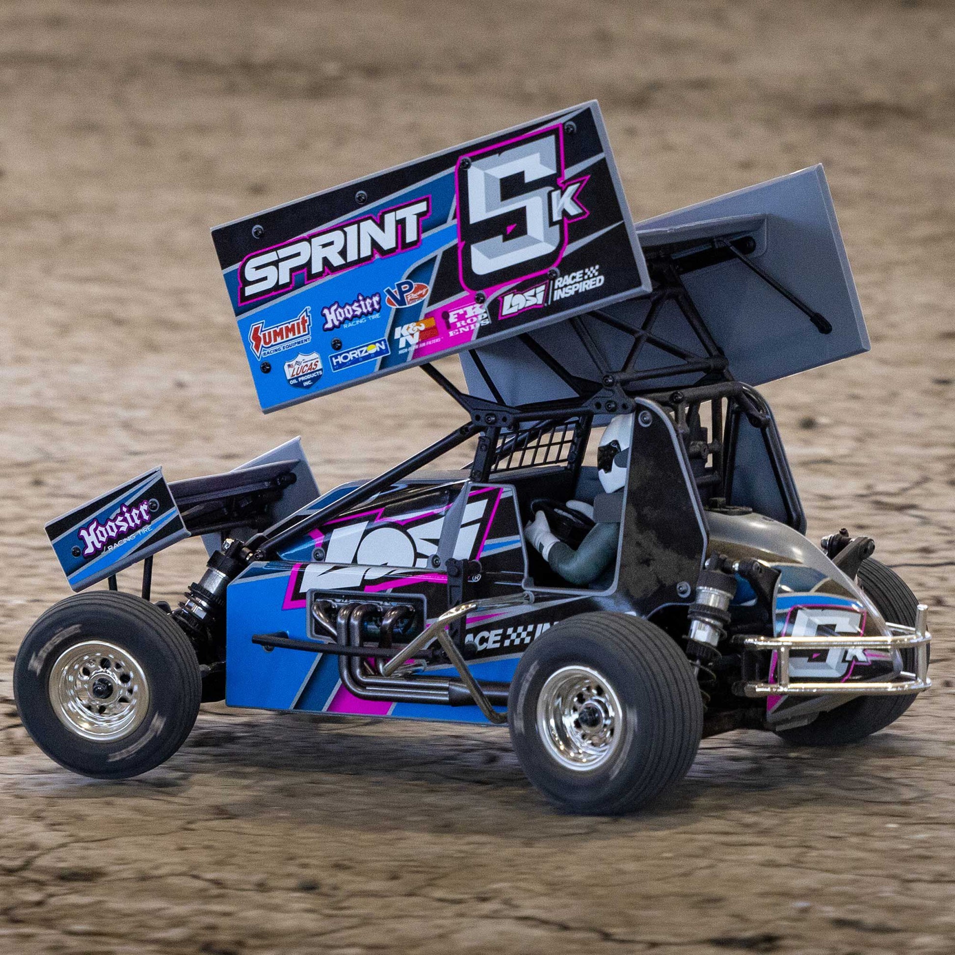 1/10 22S Sprint Ready to Run (Blue) (LOS-1387T1)_10