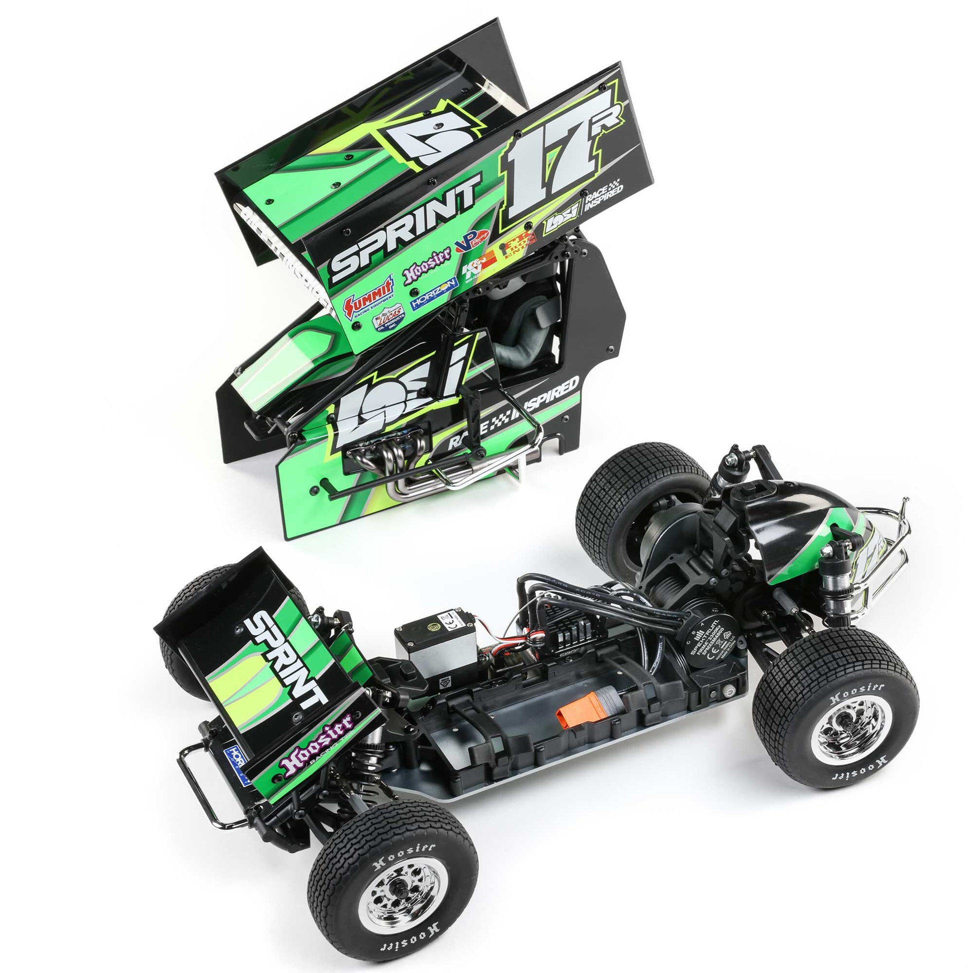 1/10 22S Sprint Ready to Run (Green) (LOS-1387T2)_28
