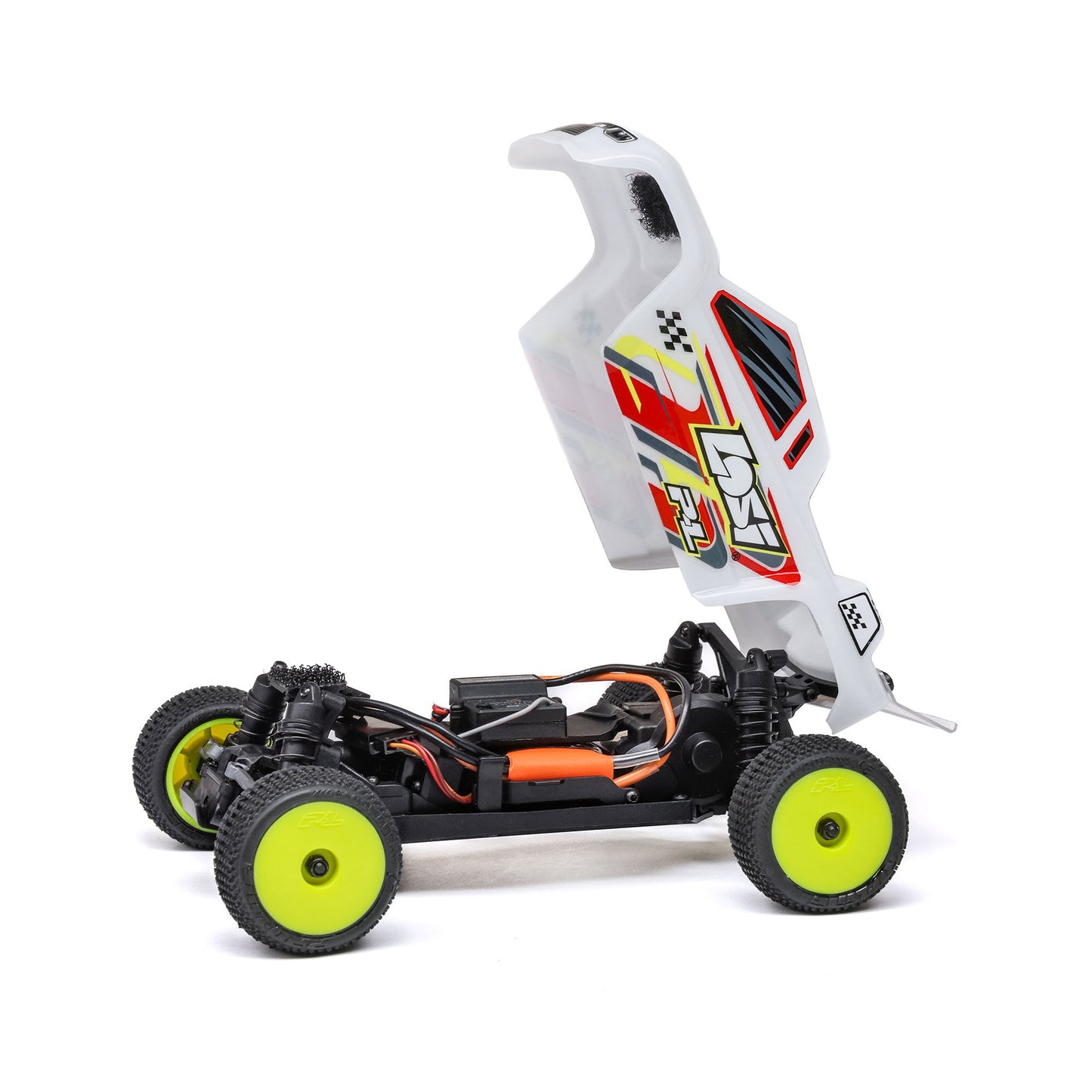 1/28 Micro-T Ready to Run with Battery and Charger (White) (LOS-1392T1) Detail Image