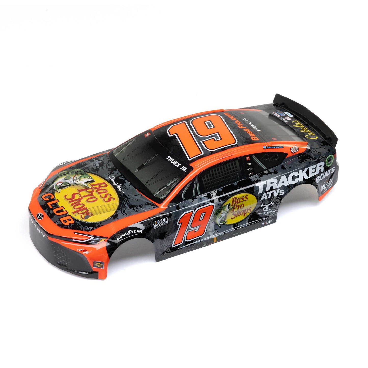 Truex Jr #19 Bass Pro 2024 Prepainted Body for NASCAR GROM (LOS-1908)