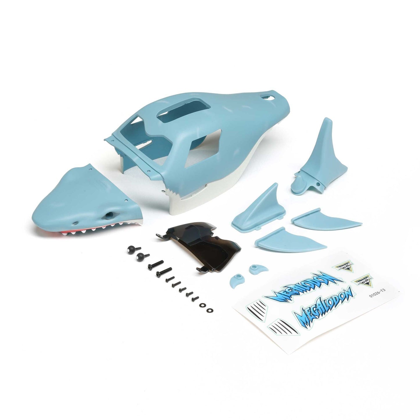 Megalodon Painted Complete Body Set for Mini LMT (LOS-2054)