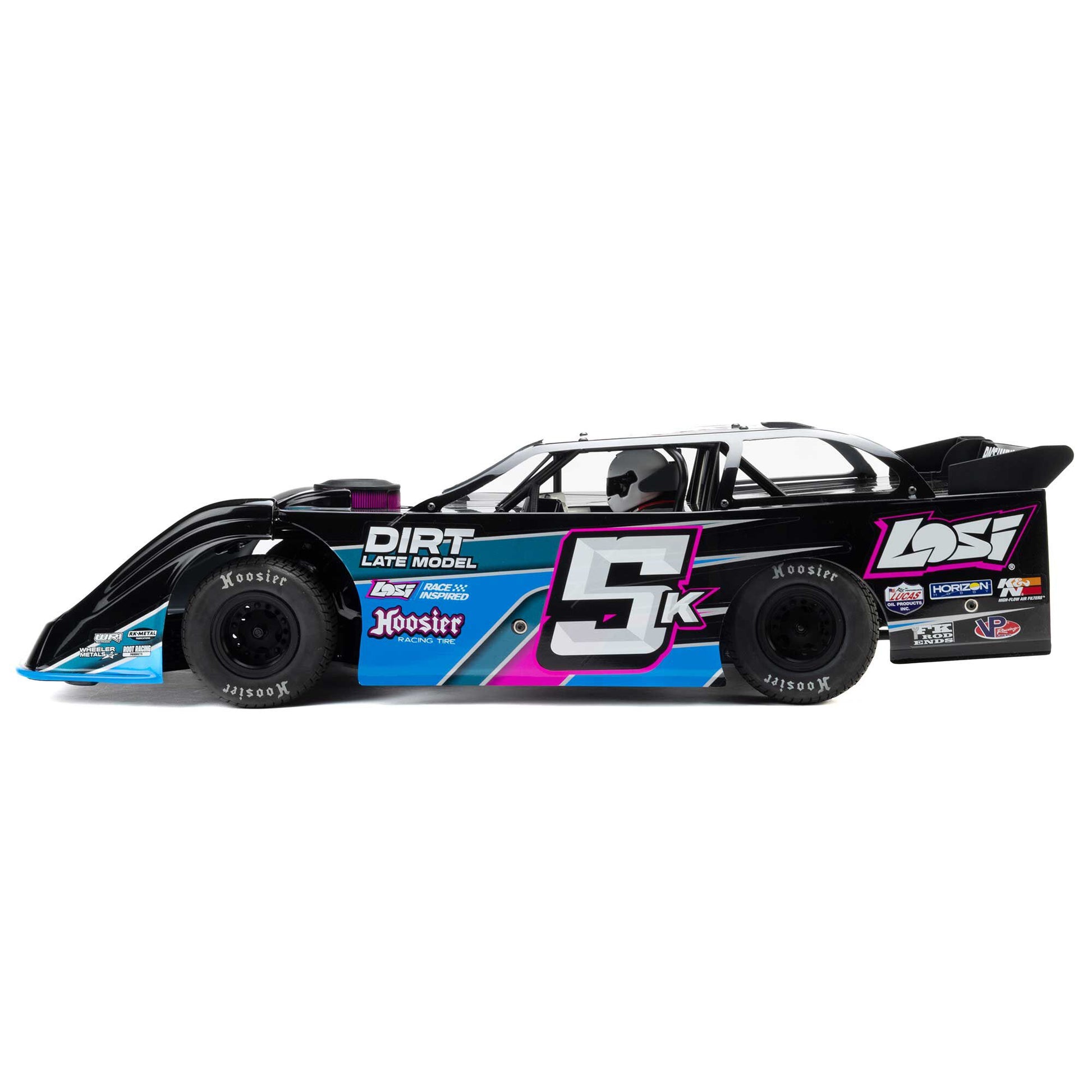 1/10 22S Dirt Late Model Ready to Run (Blue) (LOS-2167T1)_17