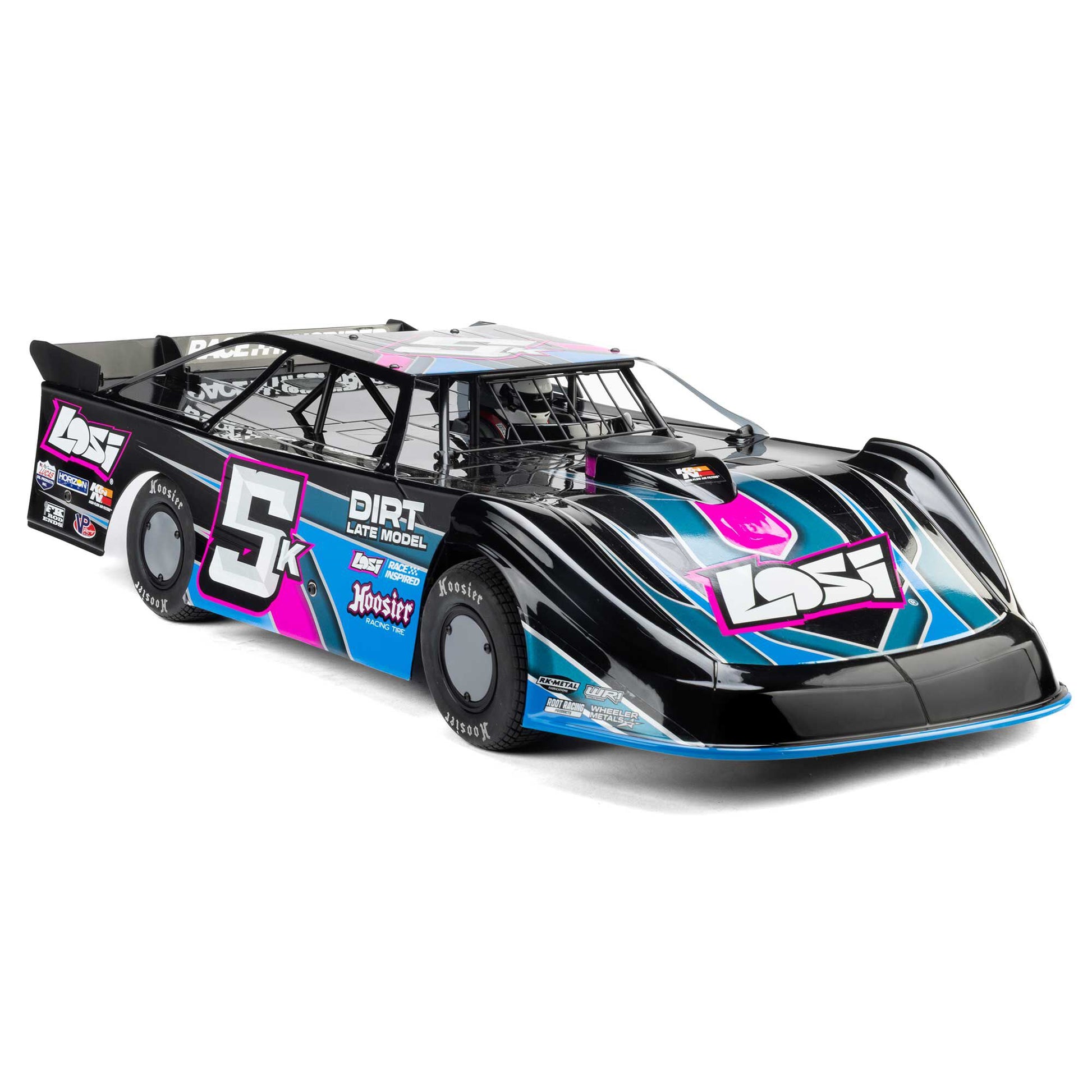1/10 22S Dirt Late Model Ready to Run (Blue) (LOS-2167T1)_3
