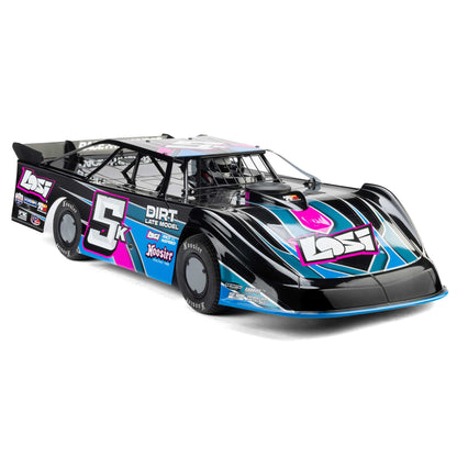1/10 22S Dirt Late Model Ready to Run (Blue) (LOS-2167T1)_3