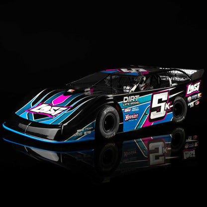 1/10 22S Dirt Late Model Ready to Run (Blue) (LOS-2167T1)_12