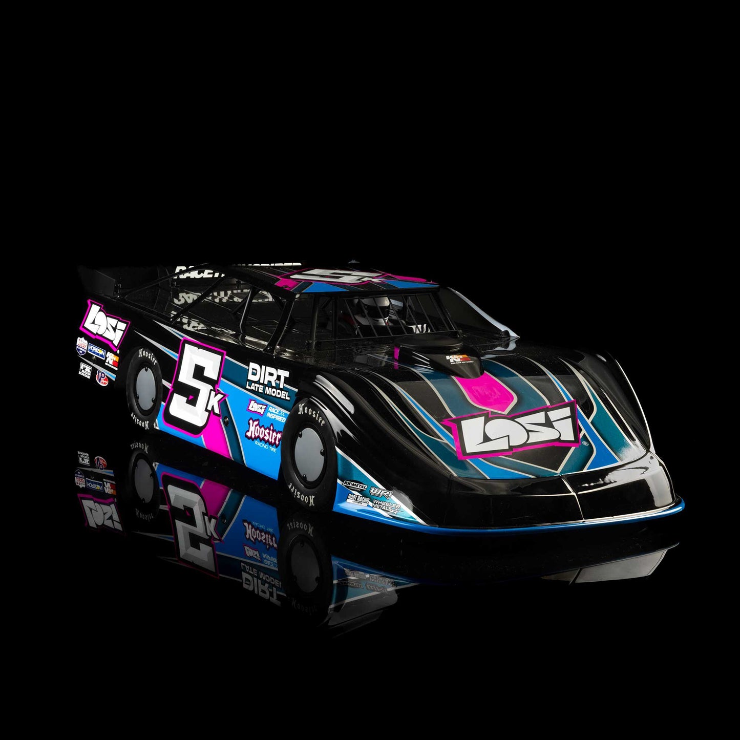 1/10 22S Dirt Late Model Ready to Run (Blue) (LOS-2167T1)_33