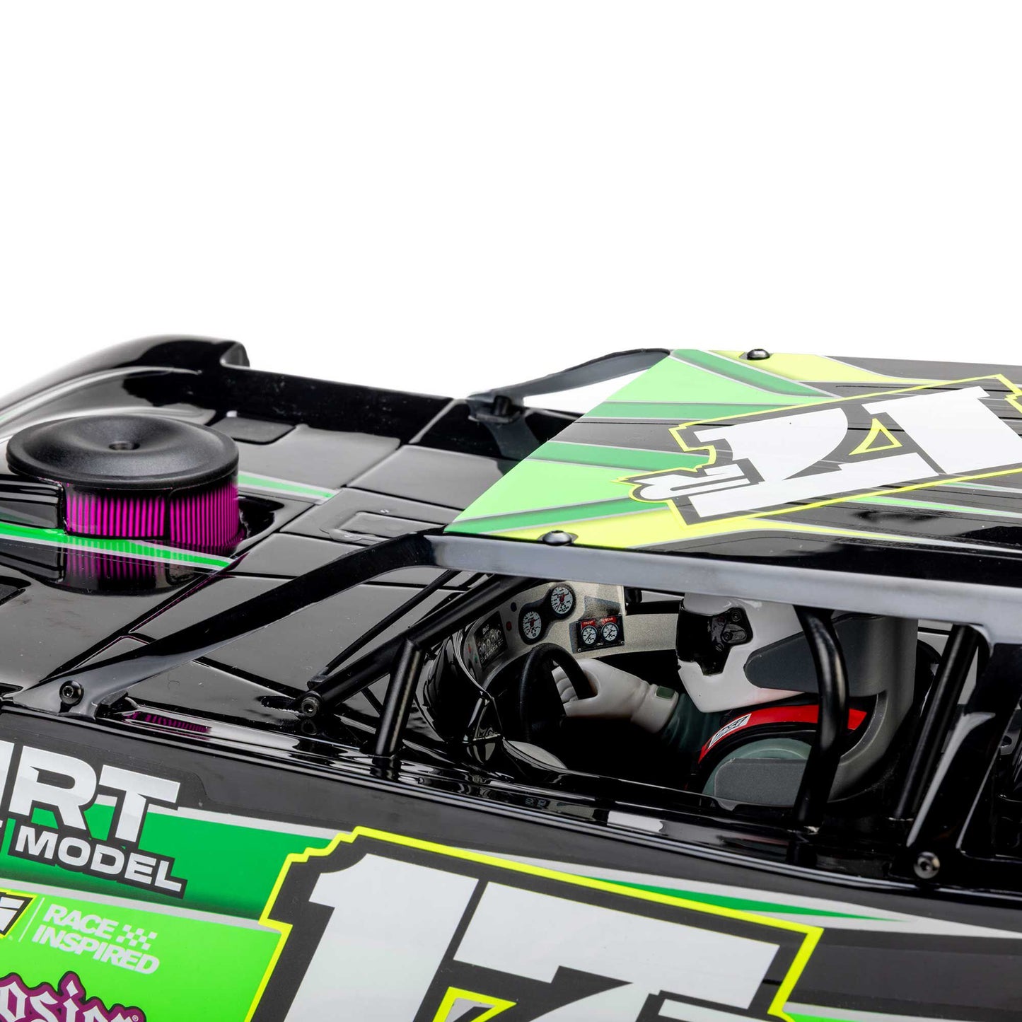 1/10 22S Dirt Late Model Ready to Run (Green) (LOS-2167T2)_13