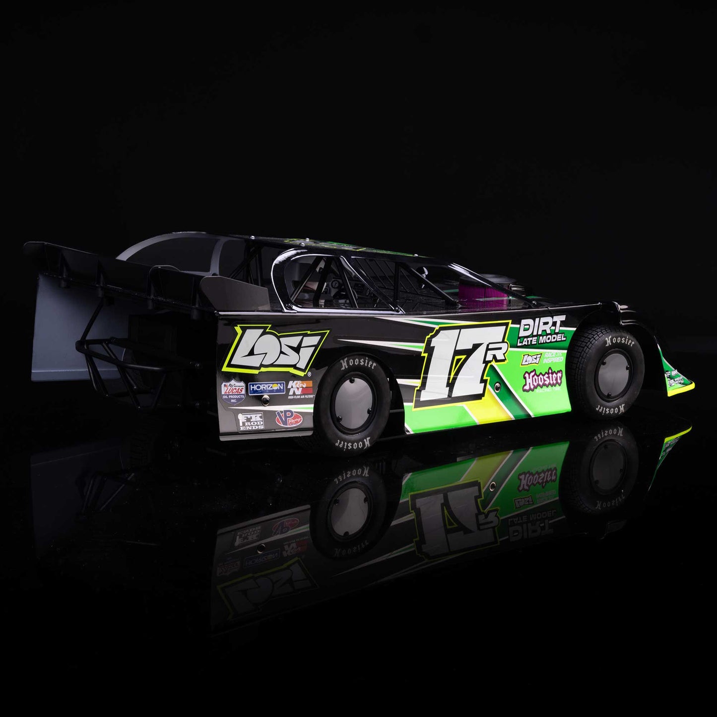 1/10 22S Dirt Late Model Ready to Run (Green) (LOS-2167T2)_22