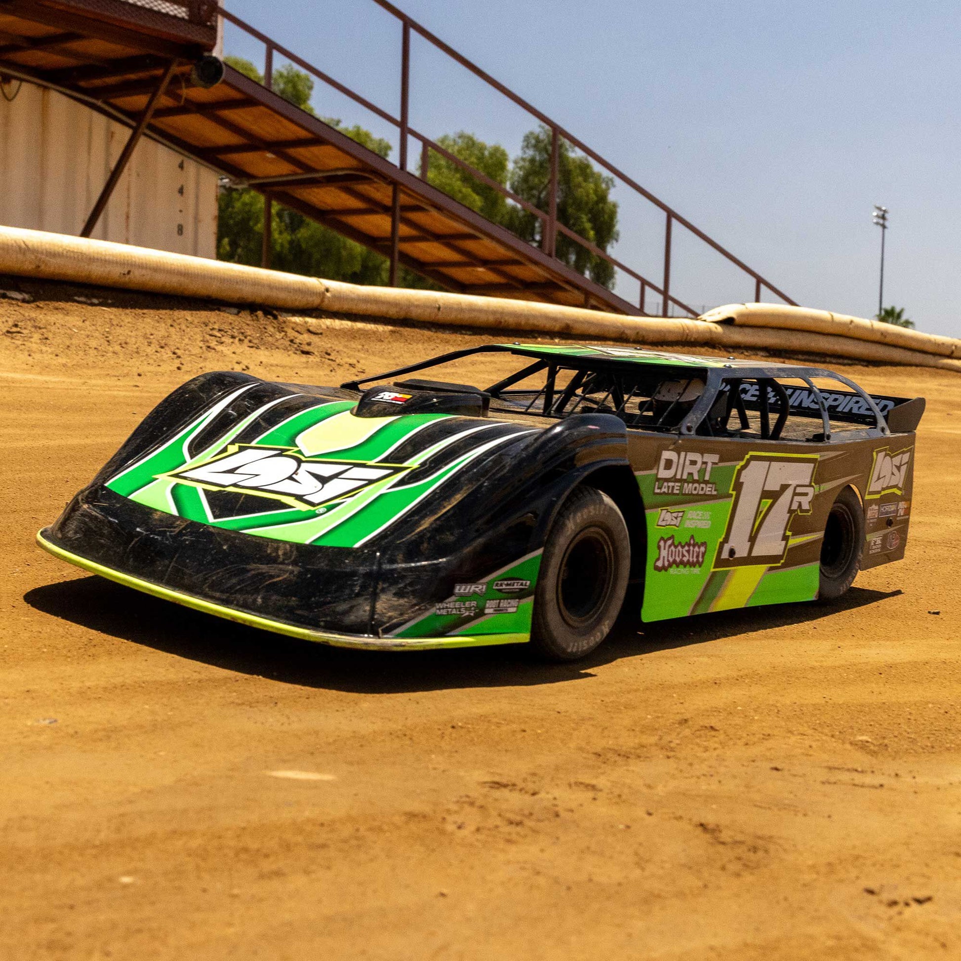 1/10 22S Dirt Late Model Ready to Run (Green) (LOS-2167T2)_10