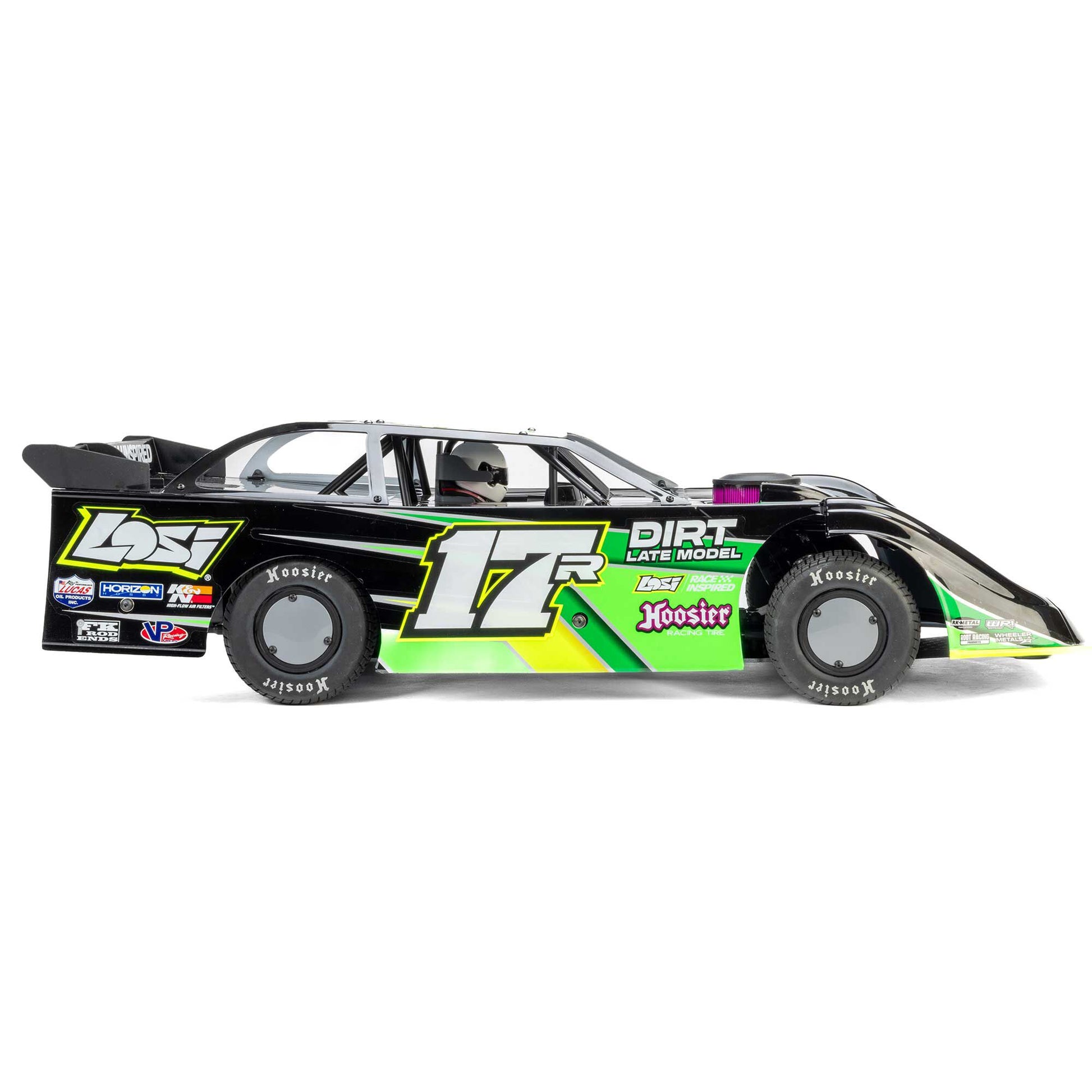 1/10 22S Dirt Late Model Ready to Run (Green) (LOS-2167T2)_25