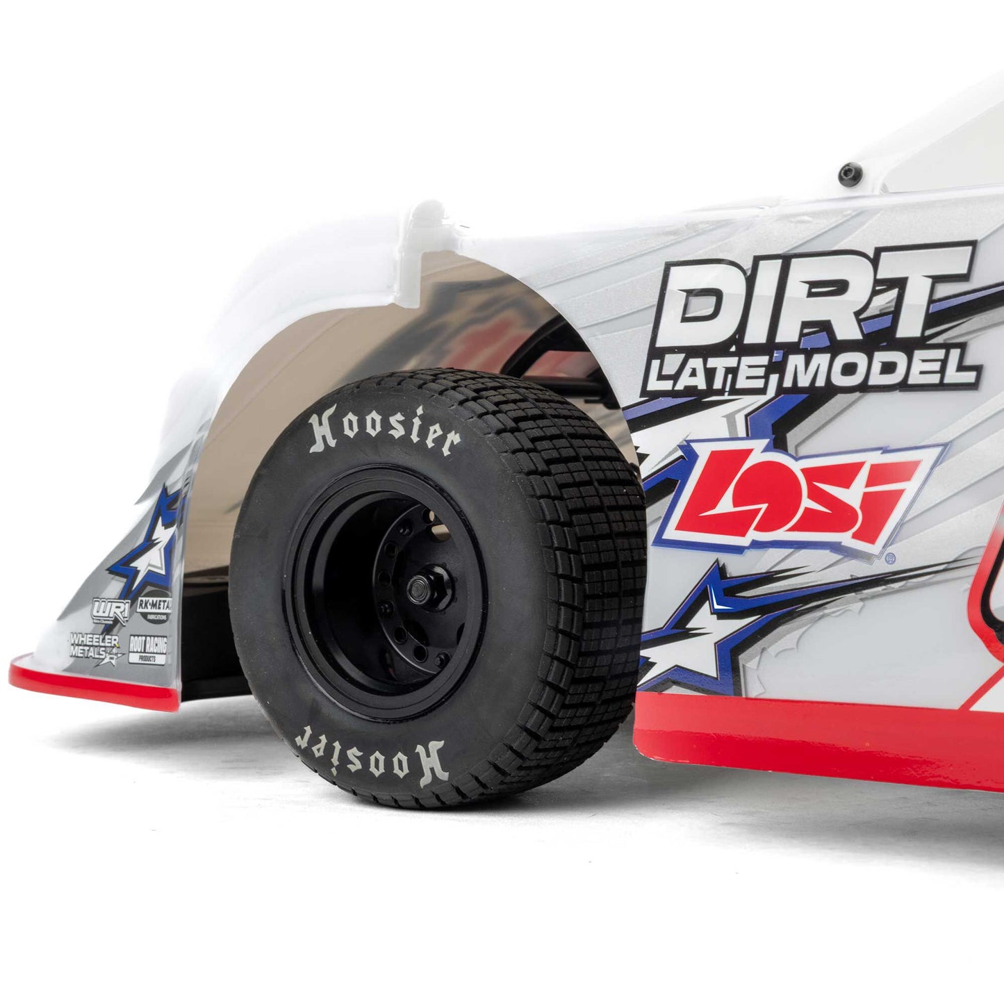 1/10 22S Dirt Late Model Ready to Run with Battery and Charger (White) (LOS-2168T1)_21