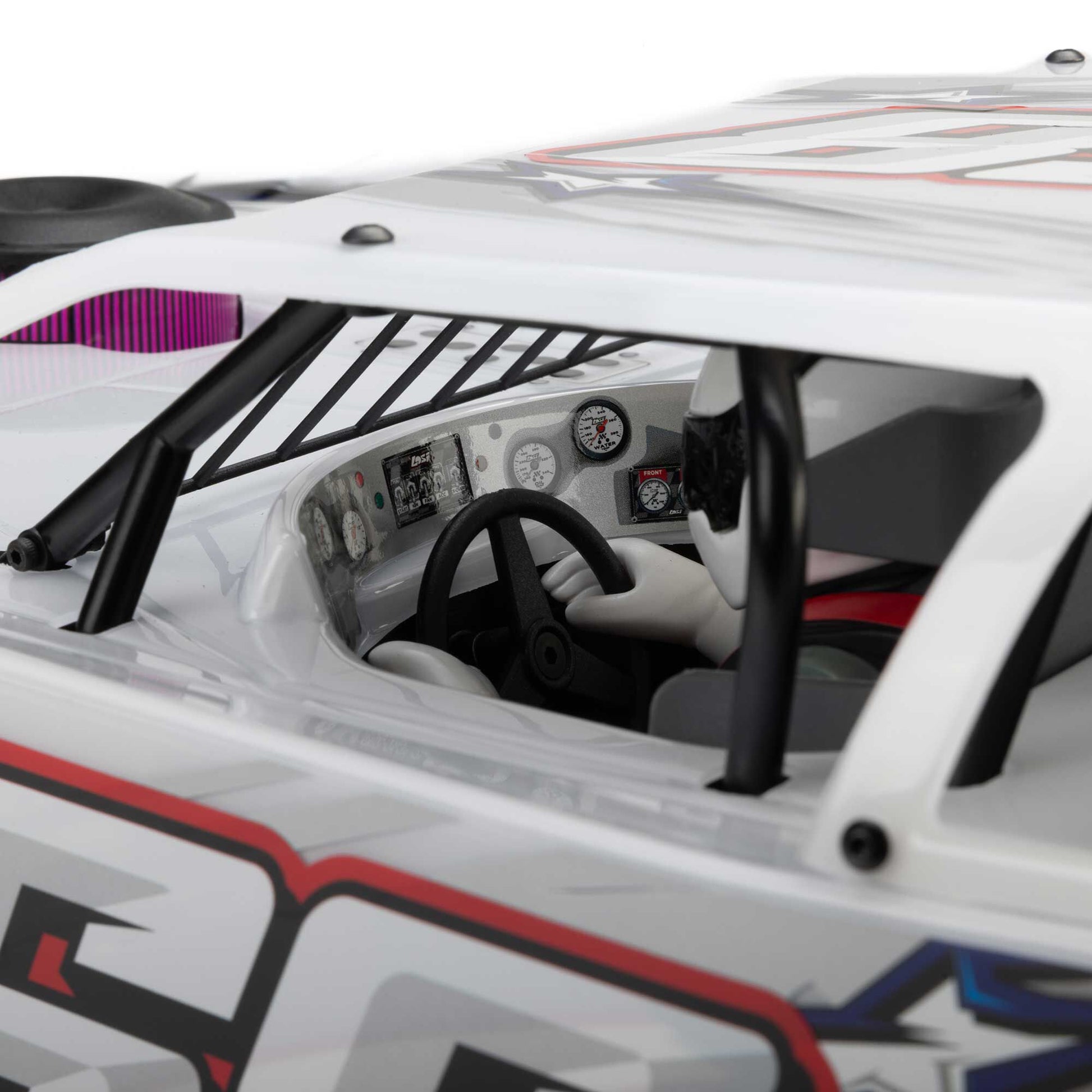 1/10 22S Dirt Late Model Ready to Run with Battery and Charger (White) (LOS-2168T1)_9