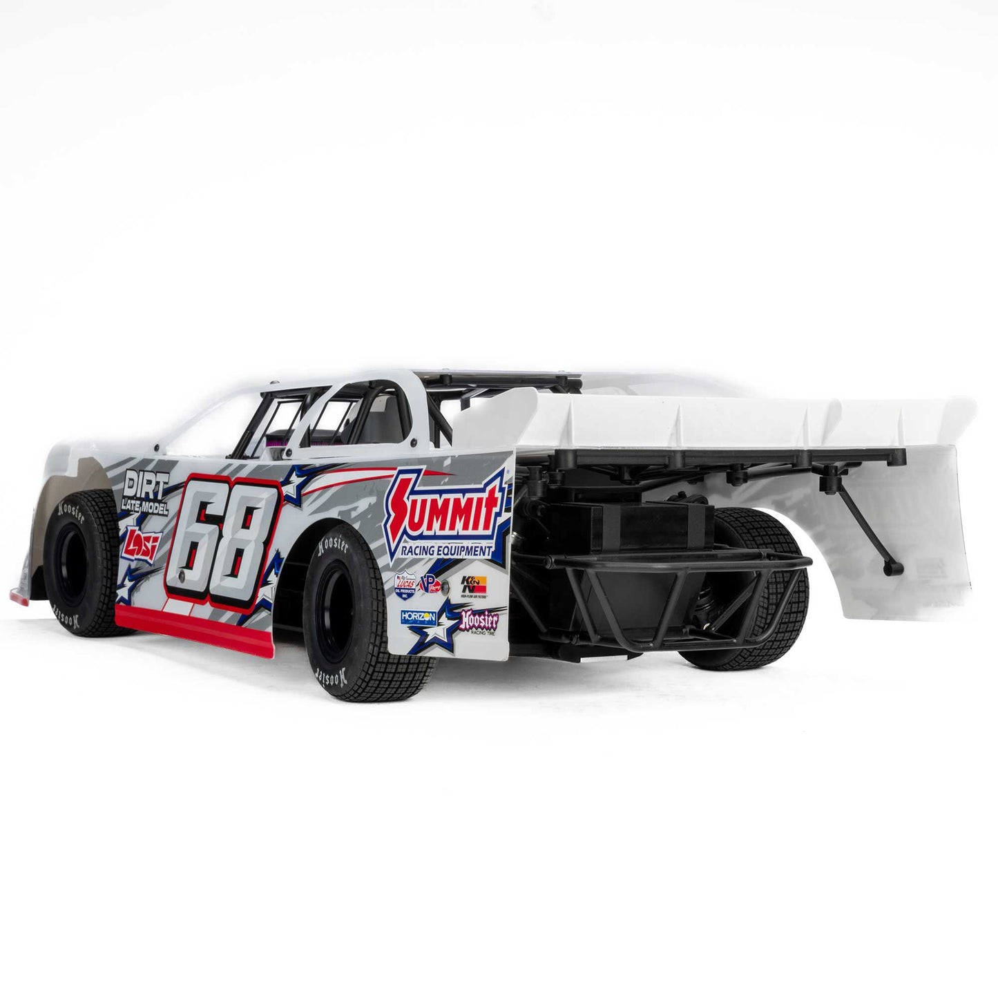 1/10 22S Dirt Late Model Ready to Run with Battery and Charger (White) (LOS-2168T1)_8