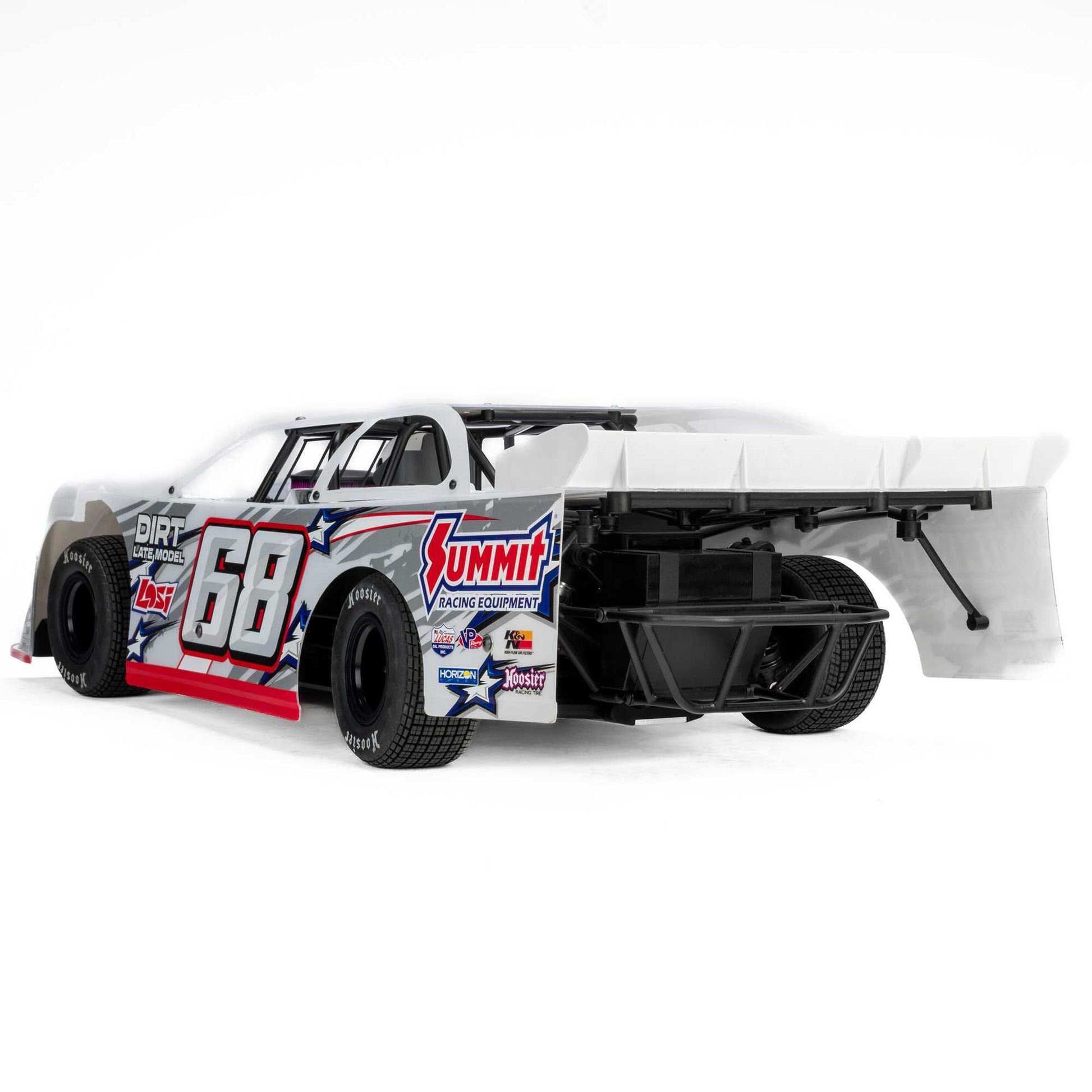 1/10 22S Dirt Late Model Ready to Run with Battery and Charger (White) (LOS-2168T1)_8