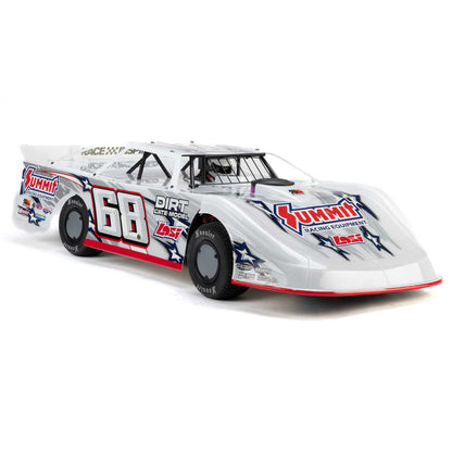 1/10 22S Dirt Late Model Ready to Run with Battery and Charger (White) (LOS-2168T1)_4