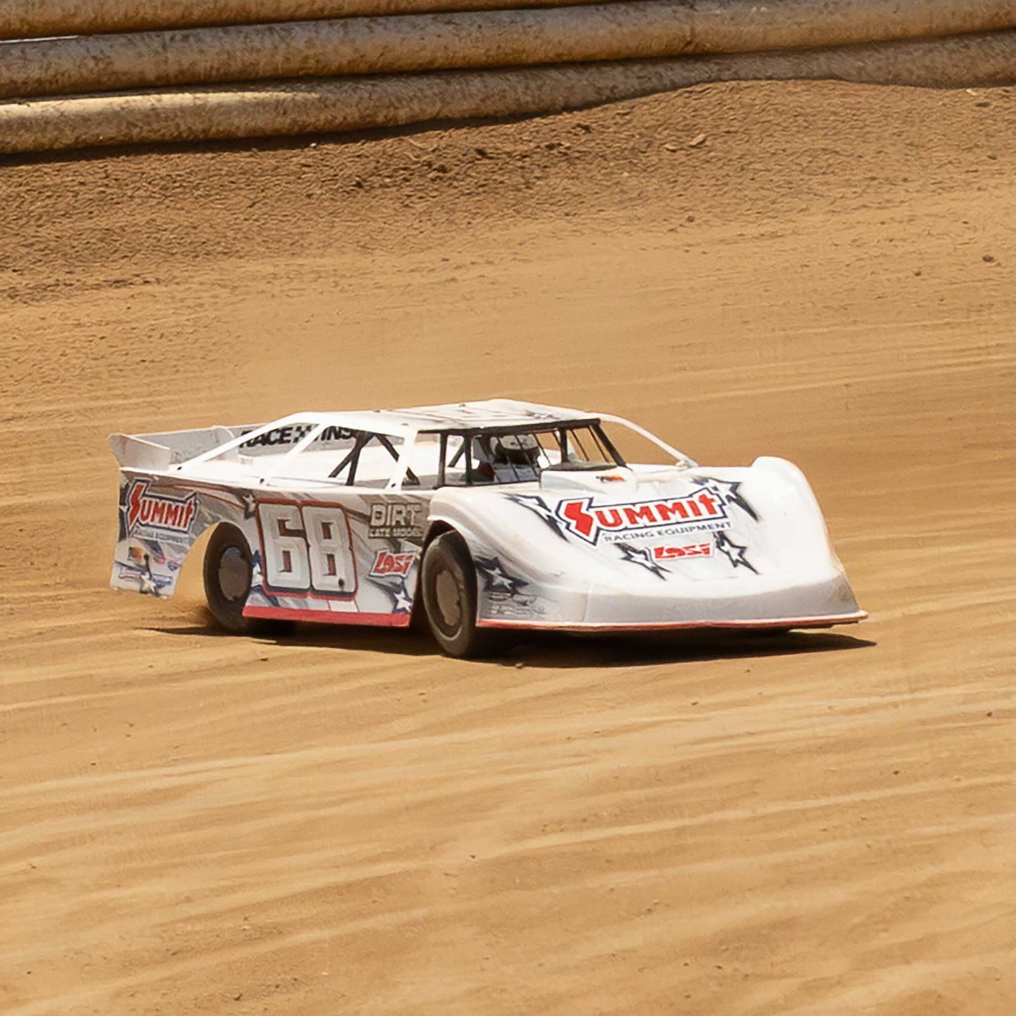 1/10 22S Dirt Late Model Ready to Run with Battery and Charger (White) (LOS-2168T1)_27