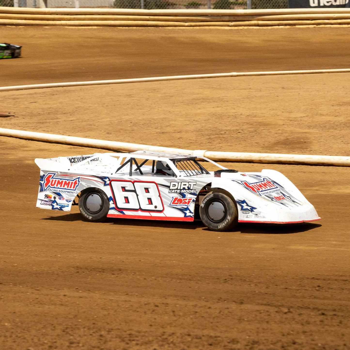 1/10 22S Dirt Late Model Ready to Run with Battery and Charger (White) (LOS-2168T1)_26