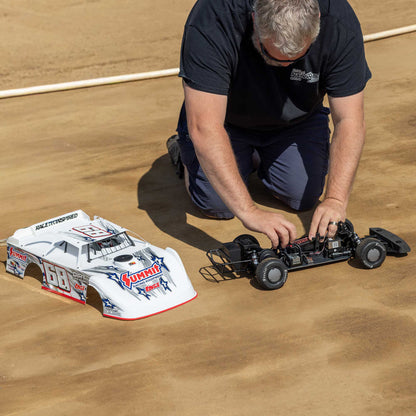 1/10 22S Dirt Late Model Ready to Run with Battery and Charger (White) (LOS-2168T1)_14