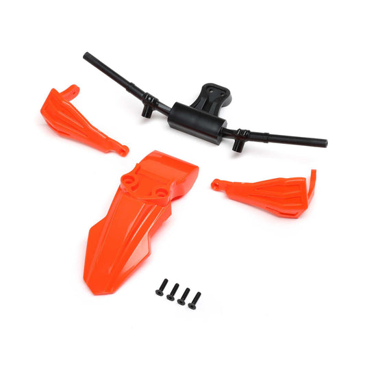 Fender Handguards and Handle Bars Set for Losi Promoto-SM (Orange) (LOS-2297)