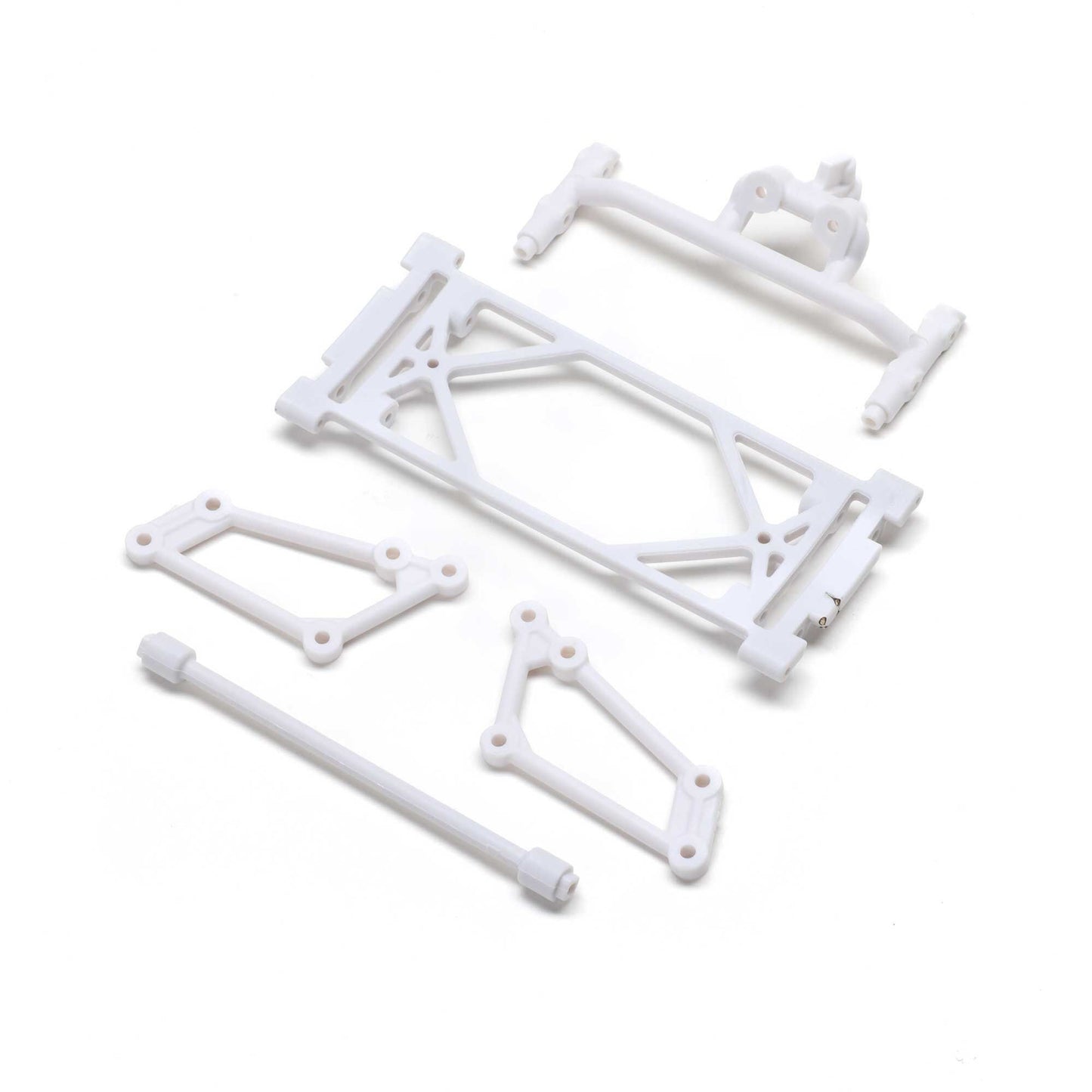 Front Wing Mount Set, White: 22S Sprint