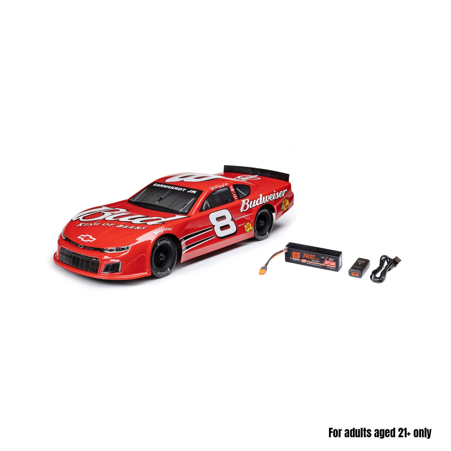 1/12 Asphalt Pro Late Model Ready to Run (Dale Earnhardt Jr. #8 Budweiser 2025 Chevrolet Camaro ZL1) (LOS-3104T2)_1