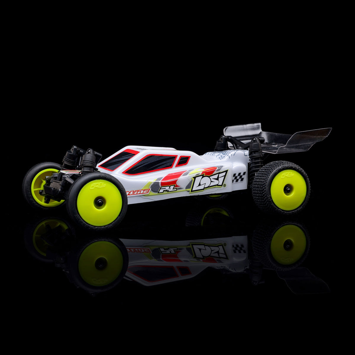 1/24 Micro-B 2WD Buggy Ready to Run (White) (LOS00007T1)_24